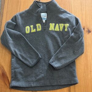 Old Navy Kids Charcoal Half-Zip Sweatshirt